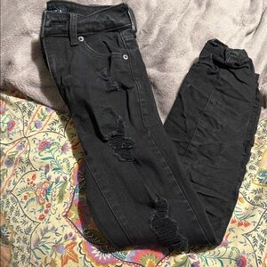 Aeropostale Black High Rise Jeggings